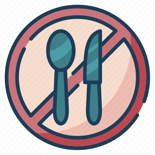 Prohibition, fasting, ramadan, no, eating icon - Download on Iconfinder