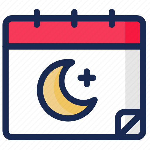Calendar, hijri, islam, moon, ramadan icon - Download on Iconfinder