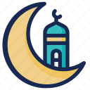 islam, moon, moslem, mosque, ramadan