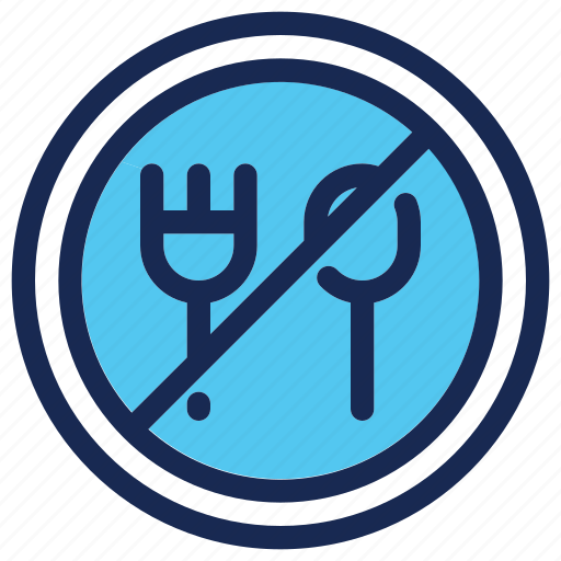 Eat, fork, islam, no, ramadan, spoon icon - Download on Iconfinder