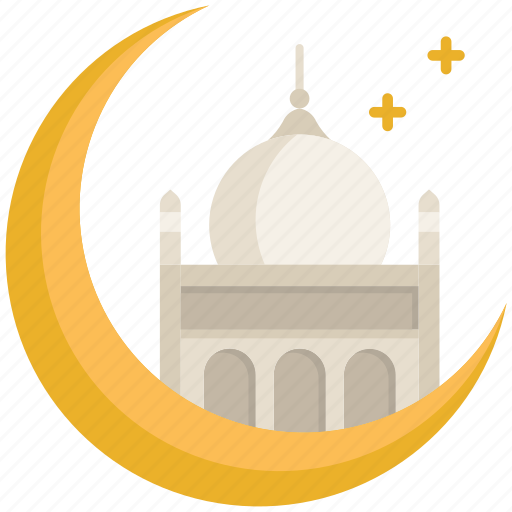 Islam, moon, mosque, muslim, ramadan, religion, star icon