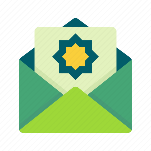 Invitation, letter, islamic, message, ramadan, eid icon - Download on Iconfinder