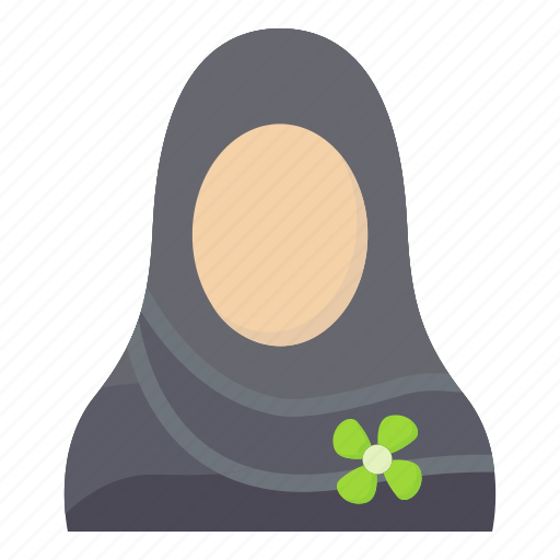 Woman, hijab, profile, islamic, ramadan, person icon - Download on Iconfinder