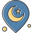 location, map, muslim, ramadan