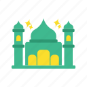 mosque, building, ramadan, stickers