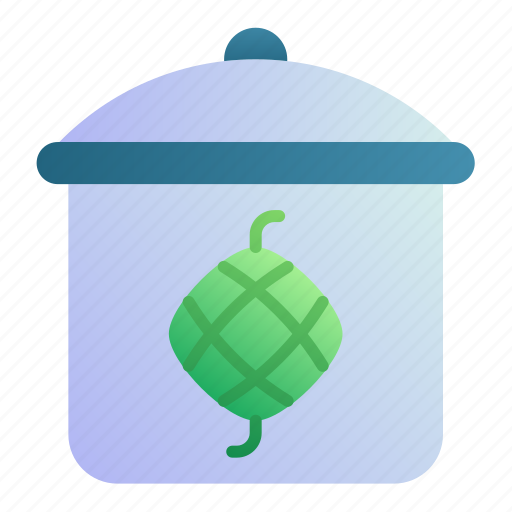 Meal, feast, eid, ketupat icon - Download on Iconfinder