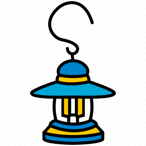 Download Camping, lamp, lantern, light, ramadan icon