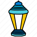 camping, lamp, lantern, light, ramadan