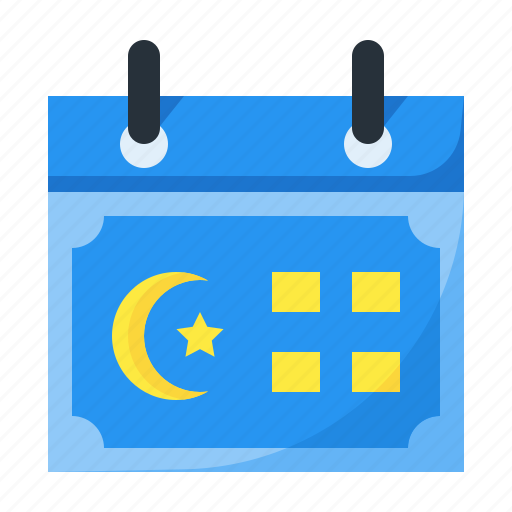 Calendar, date, ramadan, muslim icon - Download on Iconfinder