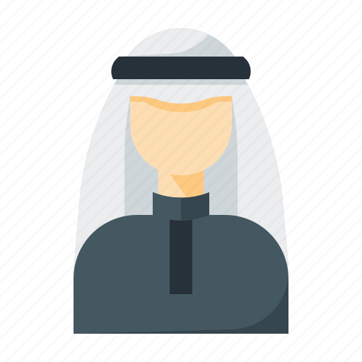 Moslem man, man, arab man, avatar icon - Download on Iconfinder