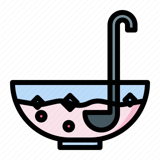 Punch bowl, ice drink, juice, iftar icon - Download on Iconfinder