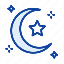 moon, star, muslim, islam