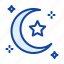 moon, star, muslim, islam 