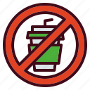 no, drink, prohibited, beverage, stop