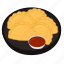 vermicelli, pastel, crispy puff, food, indonesia, takjil, ramadan, iftar, illustration 