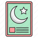 eidcard, event, moon, muslim, ramadan