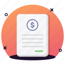invoice, receipt, banking, bill, finance, voucher, slip