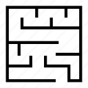 maze, pattern, random