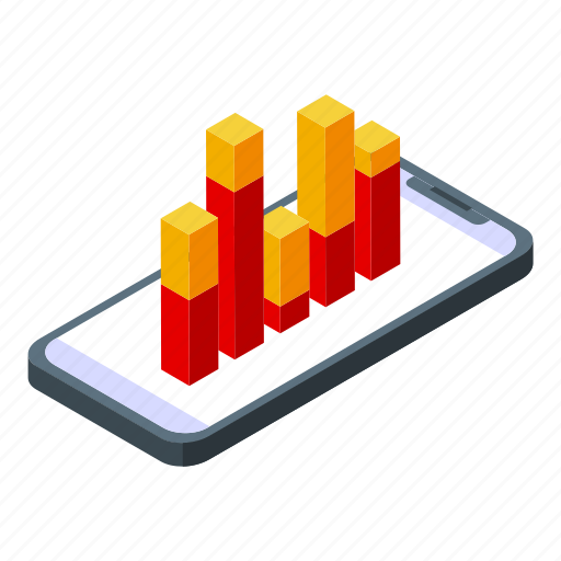 Ranking, graph, chart, isometric icon - Download on Iconfinder