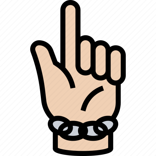 Finger, gesture, sign, pointing, showing icon - Download on Iconfinder