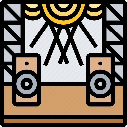 Stage, show, concert, performance, theater icon - Download on Iconfinder