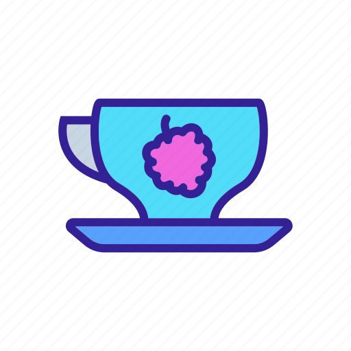 Contour, drink, freshness, juice, raspberry icon - Download on Iconfinder