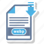 document, file, format, type, webp 