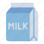 milk, cartoon, box, food, beverage, diary, kitchen 