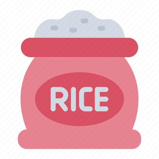 Rice, sacks, bags, farming, agriculture, grain, harvest icon - Download on Iconfinder