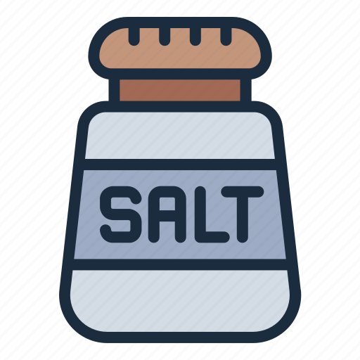 Salt, shaker, food, seasoning, flavouring, spices, kitchen icon - Download on Iconfinder