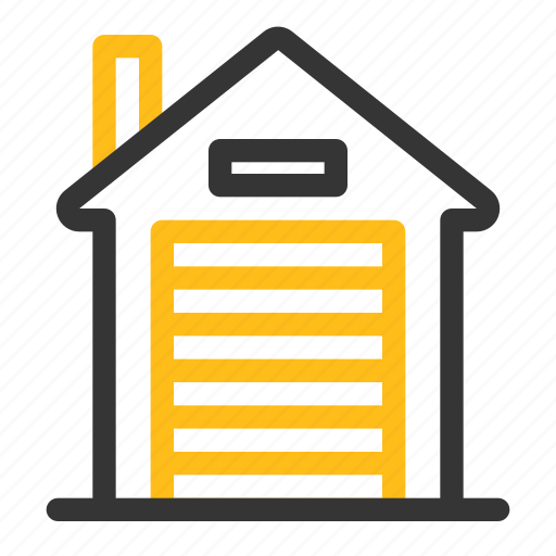 Carport, door, garage, house, real estate, service icon - Download on Iconfinder