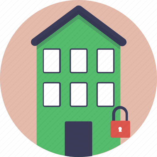 Home lock, home protection, home security, property insurance, real estate icon - Download on Iconfinder