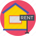 commercial sign, for rent, house for rent, real estate, rental