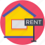 commercial sign, for rent, house for rent, real estate, rental 