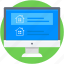 home, monitor, online property, online real estate, property website 