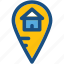gps, home location, location holder, map pin, navigation 