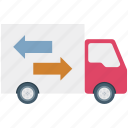 cargo, delivery van, lorry, shipment, shipping truck, transport, vehicle
