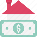 asset, building, dollar, dollar sign, house price, house value, real estate
