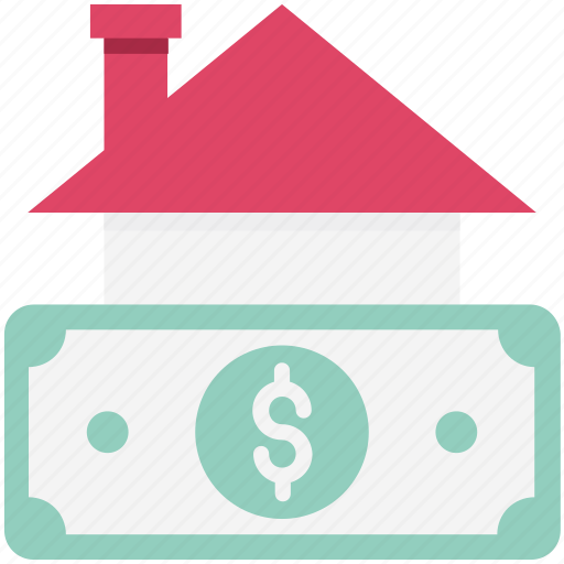 Asset, building, dollar, dollar sign, house price, house value, real estate icon - Download on Iconfinder