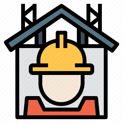 Development, engineer, hardhat, house, realestate icon - Download on Iconfinder