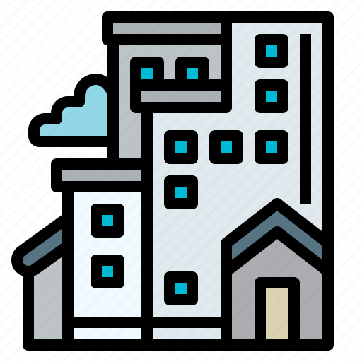 Bulding, house, office, realestate icon - Download on Iconfinder