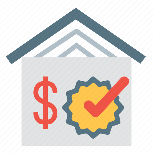 Debt, financing, house, mortgage, realestate icon - Download on Iconfinder
