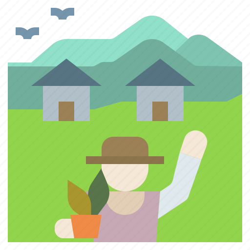 Country, hometown, house, nature, realestate icon - Download on Iconfinder
