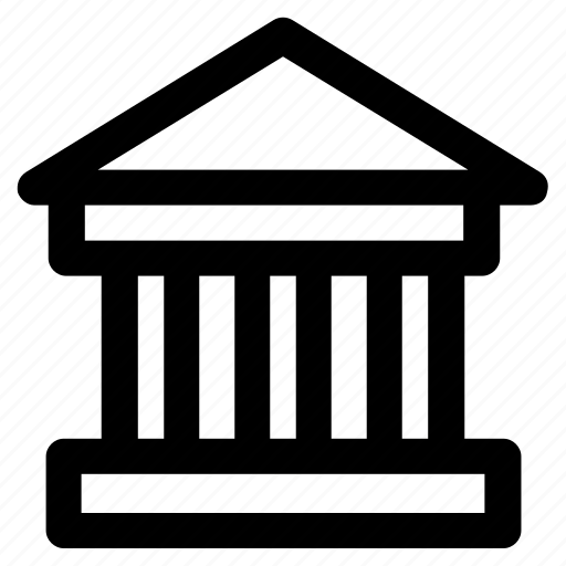 Bank, building, commercial, court, courthouse, law building, office icon - Download on Iconfinder
