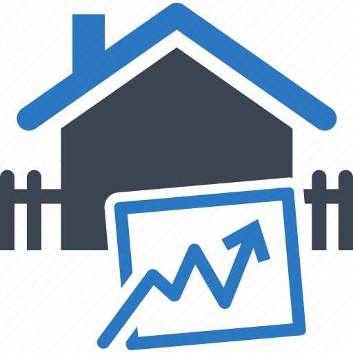 Building, business, graph, real estate, analysis, analytics, home values icon - Download on Iconfinder
