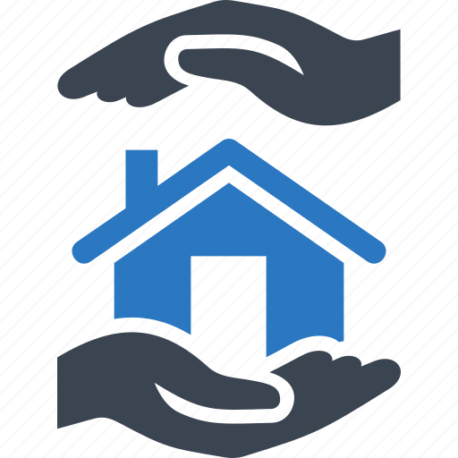 Building, hands, home, house, insurance, property, protect icon - Download on Iconfinder