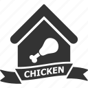 chicken, food, building, home, house, real estate, restaurant