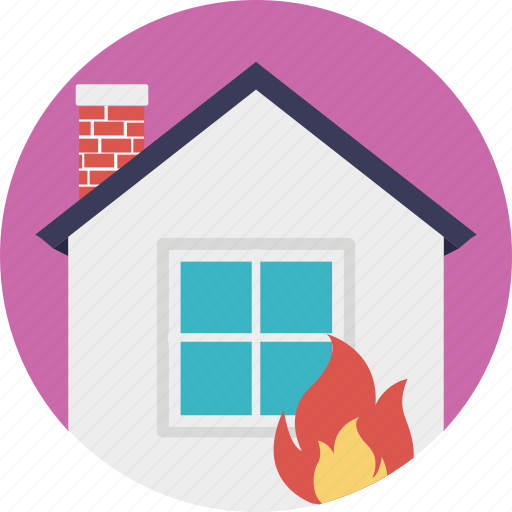 Burning house, fire insurance, fire security, home fire, house insurance icon - Download on Iconfinder