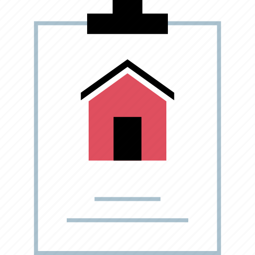 Clipboard, home, house, list icon - Download on Iconfinder