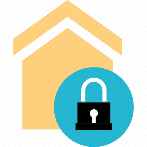 House, locked, safe, secured icon - Download on Iconfinder